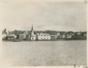 Image of Reykjavik Lake [Tjornin; the Free Church and ice house(now national art museum)]